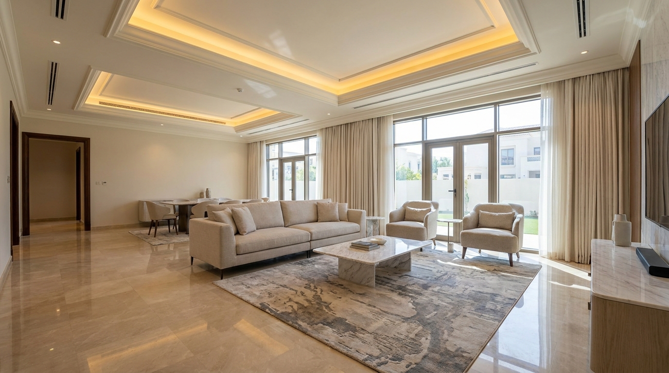 Investor-led Dubai villa renovation planning with resale positioning, scope control, and procurement discipline